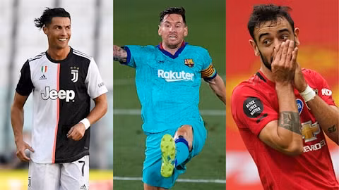Thành tích của Fernandes chỉ xếp sau Messi và Ronaldo. Ảnh: internet.