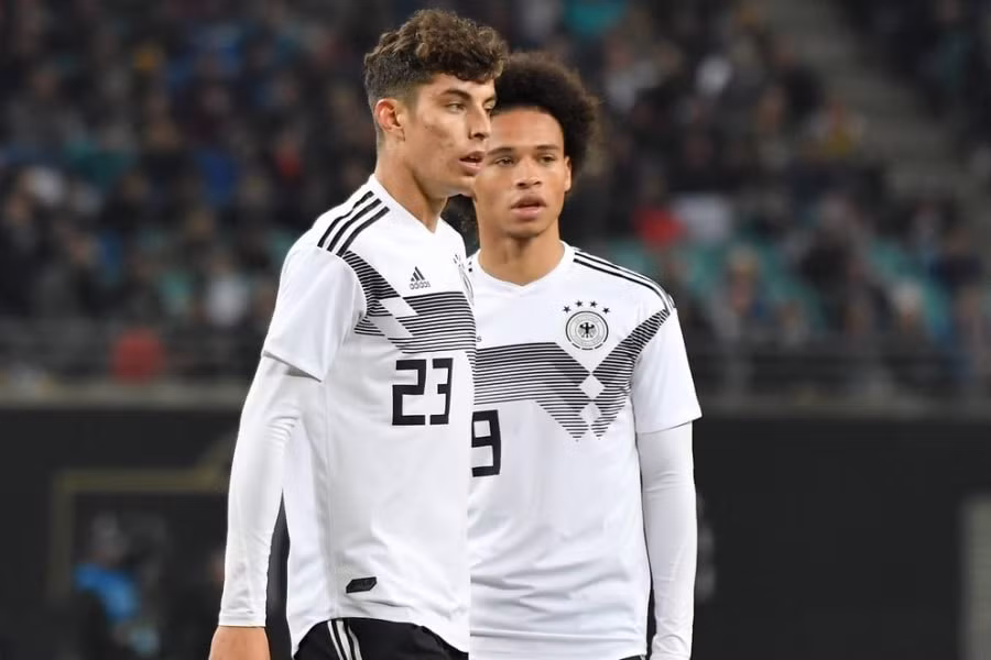 Sane ca ngợi Kai Havertz. Ảnh: internet.