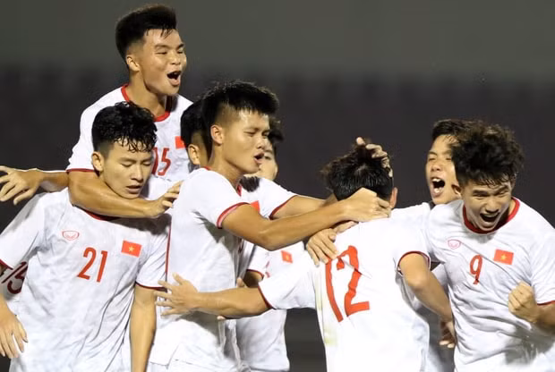 Đội tuyển U19 Việt Nam tranh vé dự U20 World Cup tại Namangan (Uzbekistan). Ảnh: internet.