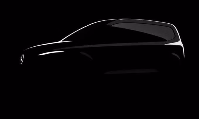 Hình dáng ban đầu của T-class theo hé lộ của Mercedes. Ảnh; internet.
