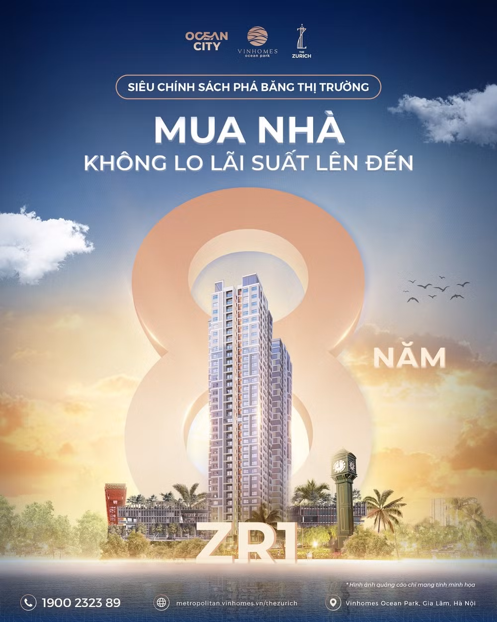 mitsubishi va vinhomes dong hanh ap dung sieu chinh sach 8 nam khong lo lai suat tai the zurich 1 vinhomes ocean park hinh 1