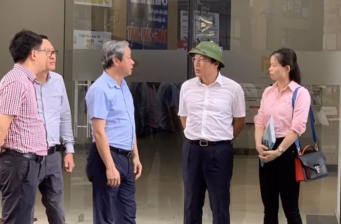 ha noi 31 toa nha chung cu tai quan hoang mai dang xay ra mau thuan tranh chap hinh 1