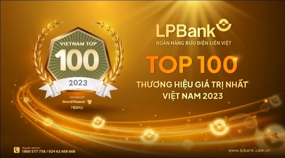 lpbank duoc vinh danh top 100 thuong hieu gia tri nhat viet nam 2023 hinh 2