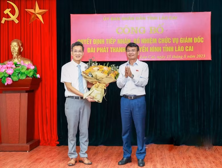 nha bao le truong giang duoc bo nhiem giu chuc vu giam doc dai phat thanh truyen hinh tinh lao cai hinh 2