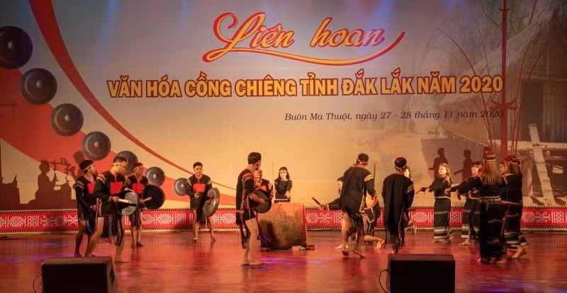 dak lak to chuc lien hoan van hoa cong chieng lan thu ii hinh 1
