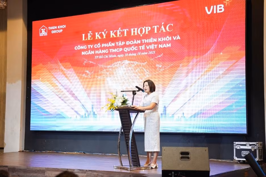 Bà Nguyễn Quang Mai Linh – Giám đốc Trung tâm Quan hệ đối tác – Ngân hàng Thương mại Cổ phần Quốc tế Việt Nam (VIB)