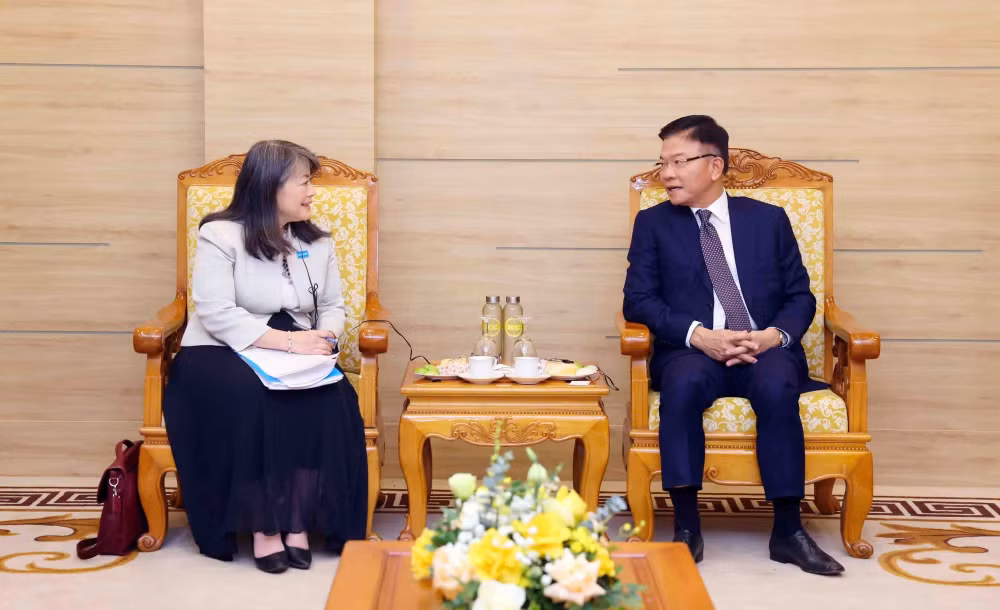 Phó Thủ tướng Lê Thành Long tiếp Giám đốc UNICEF khu vực Đông Á – Thái Bình Dương- Ảnh 2.