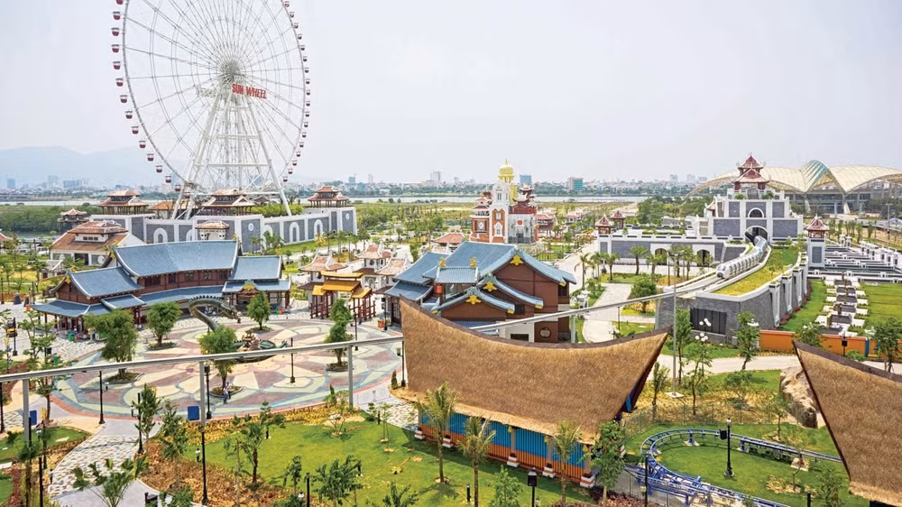 Khung cảnh công viên giải trí Asia Park