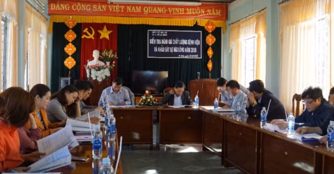 Công tác kiểm tra đánh giá chất lượng bệnh viện và khảo sát sự hài lòng luôn được các đơn vị, thuộc ngành Y tế tỉnh Gia Lai triển khai thực hiện