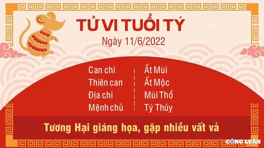 tu vi 11 6 2022 hom nay thu 7 ngay 13 5 am lich cua 12 con giap hinh 1