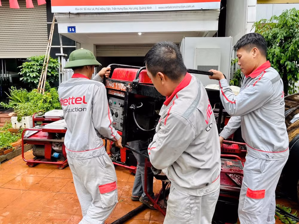 Doi ngu ky thuat Viettel chuan bi thiet bi, vat tu ung cuu bao so 9 (3)
