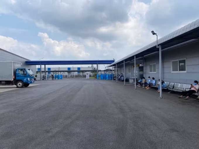 Hình ảnh phòng, chống dịch COVID tại KCN Điềm Thuỵ.