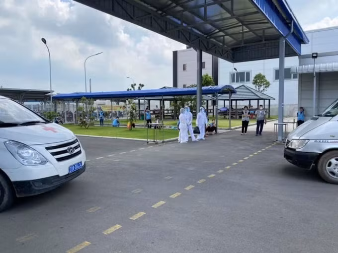 Hình ảnh phòng, chống dịch COVID tại KCN Điềm Thuỵ