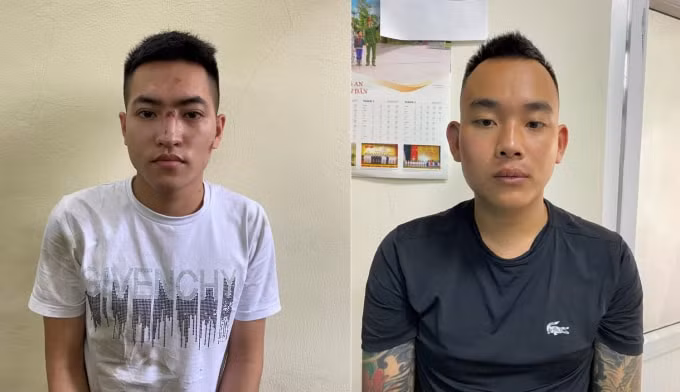 Đối tượng Lê Thành Chung và Lê Văn Hải