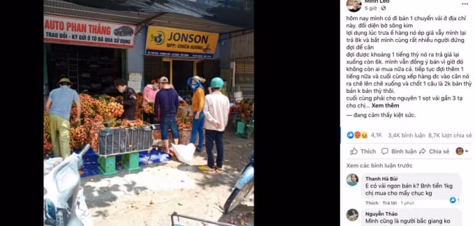 Tin lan truyền trên MXH.