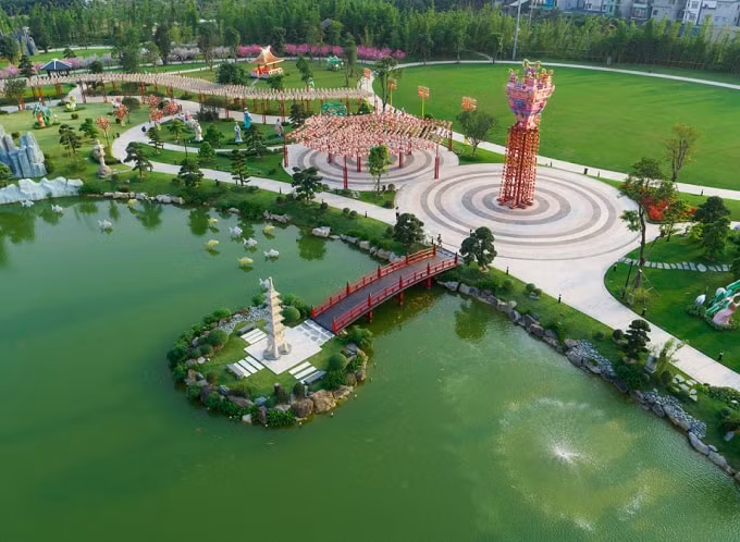 Công viên Nhật Bản Zen Park – một trong số những siêu tiện ích của Vinhomes Smart City được lòng cộng đồng chuyên gia nước ngoài.