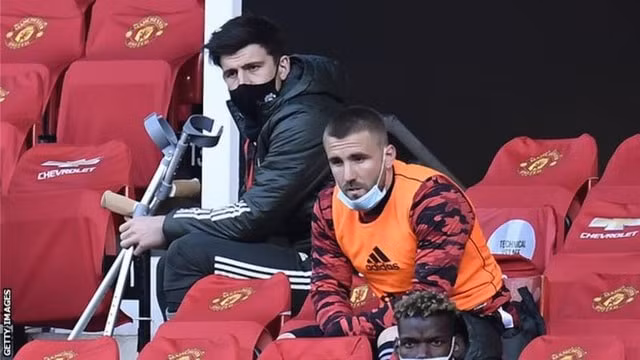 Harry Maguire không kịp bình phục ra sân trong trận chung kết Europa League. Ảnh: internet
