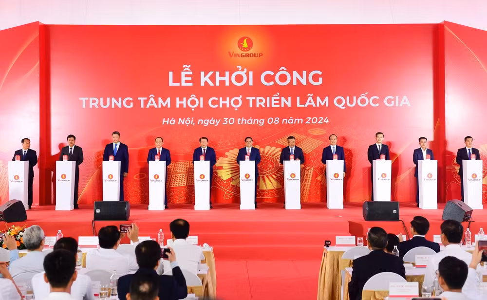can canh trung tam hoi cho trien lam quoc gia quy mo top 10 the gioi vua khoi cong tai ha noi hinh 1
