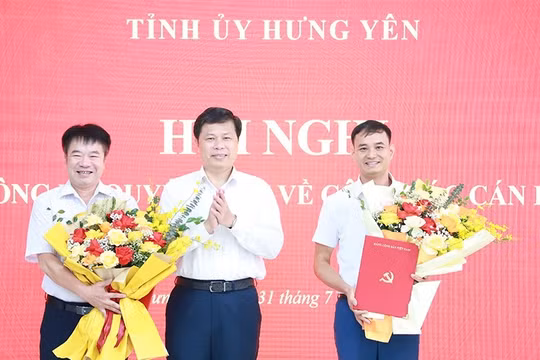 Ban Bí thư chuẩn y bổ sung 2 nhân sự tham gia Ủy ban Kiểm tra Tỉnh ủy Hưng Yên