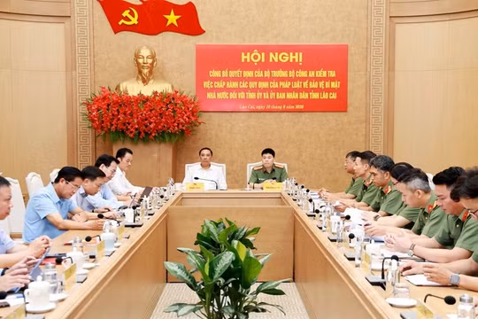 Lào Cai kiểm tra công tác bảo vệ bí mật nhà nước tại 16 cơ quan, đơn vị