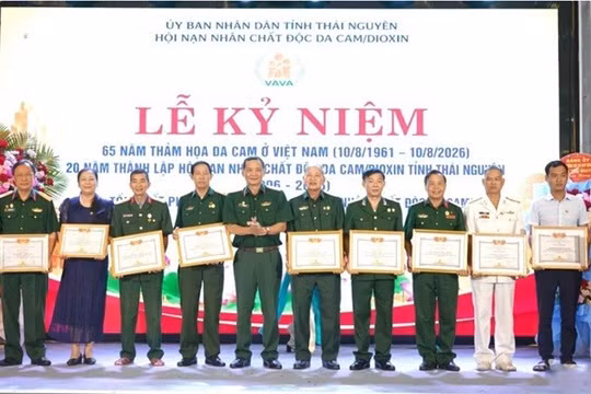 Thái Nguyên: Vận động hơn 102,5 tỷ đồng chăm lo nạn nhân chất độc da cam