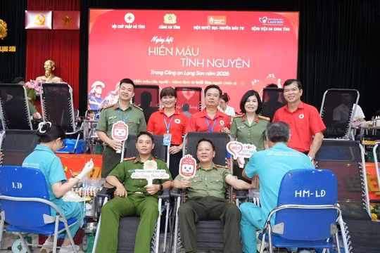 Lạng Sơn: Tiếp nhận 530 đơn vị máu từ Ngày hội hiến máu tình nguyện