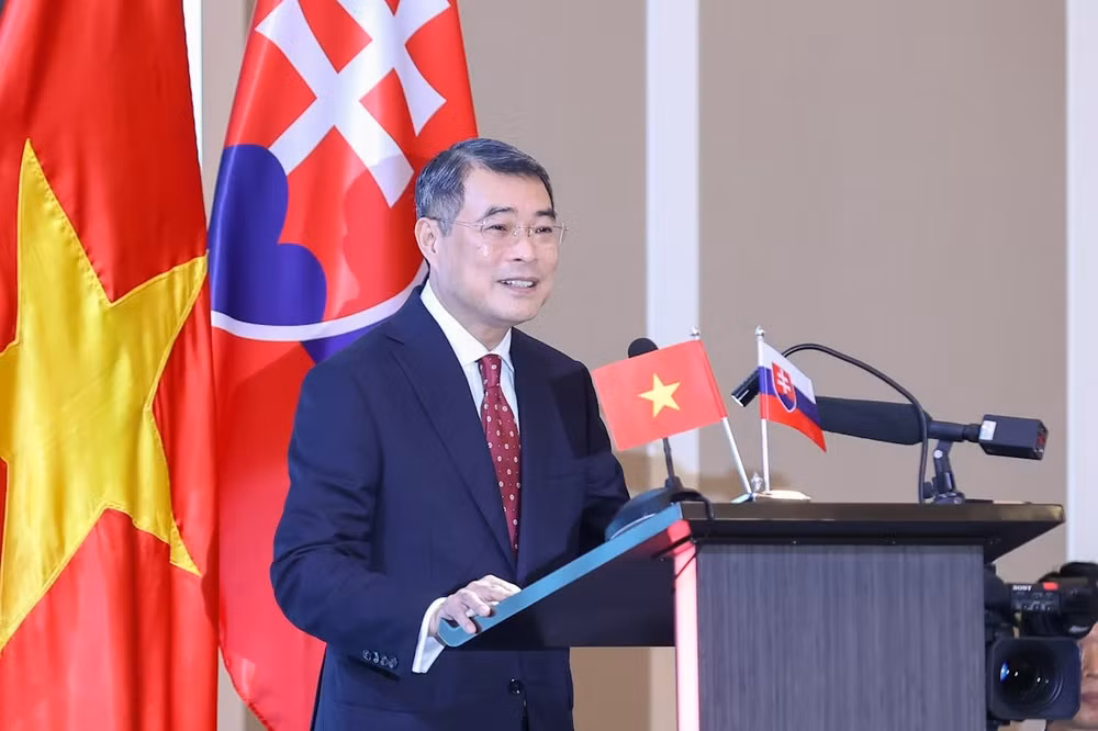 Thủ tướng Lê Minh Hưng và Thủ tướng Robert Fico dự Diễn đàn doanh nghiệp Việt Nam – Slovakia- Ảnh 3.