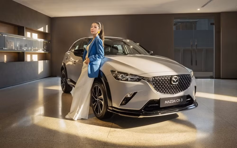 Mẫu xe Mazda CX-3 ở phân khúc ô tô gầm cao cỡ B - Ảnh: Thaco Auto