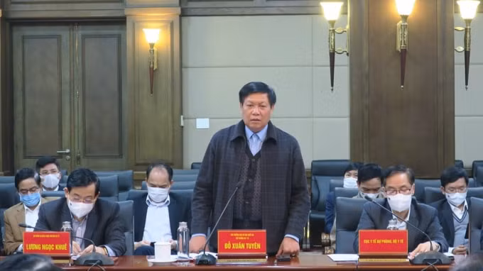 Thứ trưởng Bộ Y tế Đỗ Xuân Tuyên. Ảnh: haiphong.gov.vn