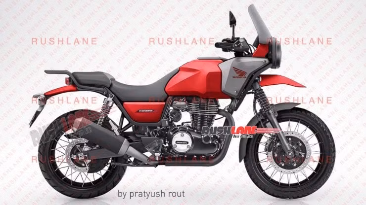 ngam thiet ke honda cb350 adventure sap ra mat hinh 2