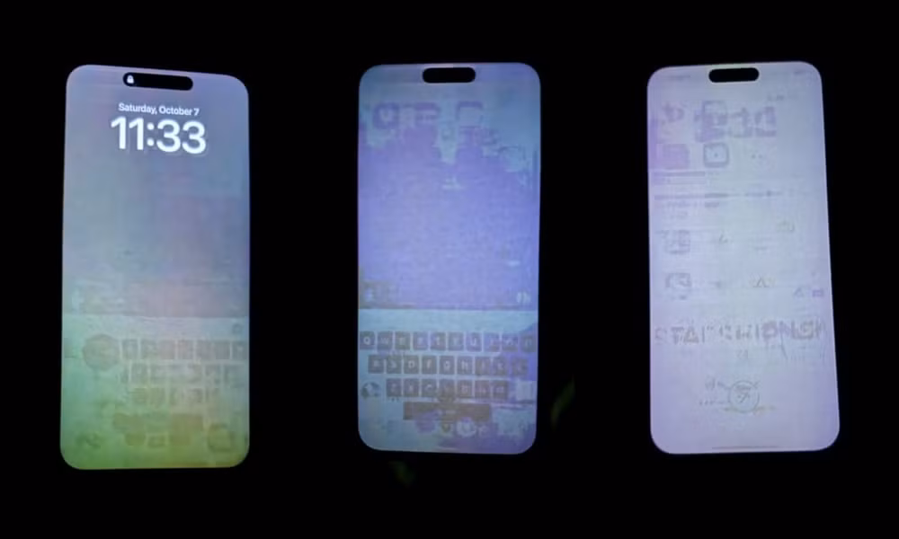 iphone 15 pro max bi loi bong mo man hinh hinh 1