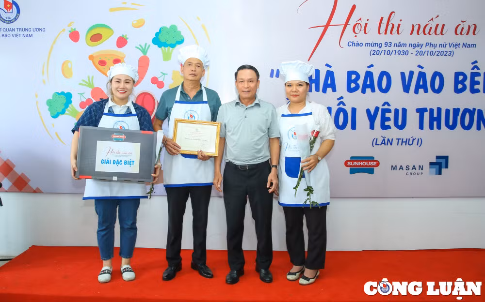 can bo doan vien cong doan co quan trung uong hoi nha bao viet nam cung nhau vao bep ket noi yeu thuong hinh 7