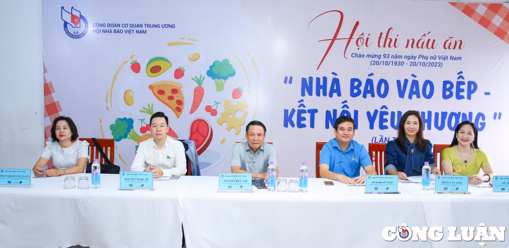 can bo doan vien cong doan co quan trung uong hoi nha bao viet nam cung nhau vao bep ket noi yeu thuong hinh 3