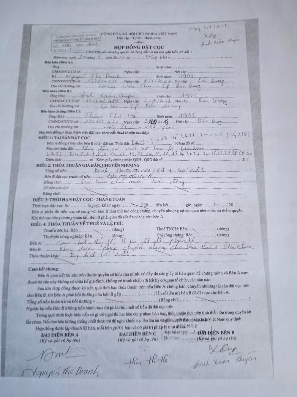 bac giang ta hoa vi chieu mua ban bat dong san kieu nhan coc hai dau hinh 2