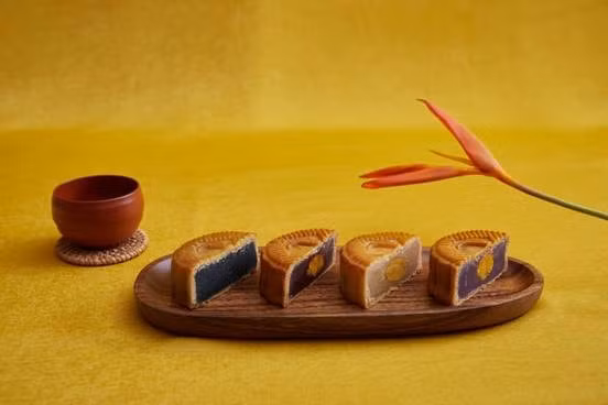 4 loại bánh Trung thu nhân khác nhau.