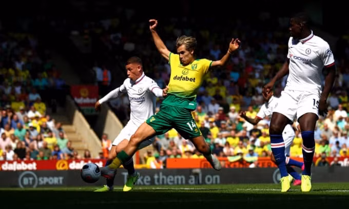 Norwich cũng sớm có bàn thắng gỡ hòa. Ảnh: Getty