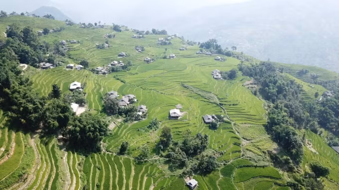 Bản Phùng là một xã nằm gần biên giới, thuộc địa phận huyện Hoàng Su Phì, tỉnh Hà Giang: Ảnh Triệu Duyên.