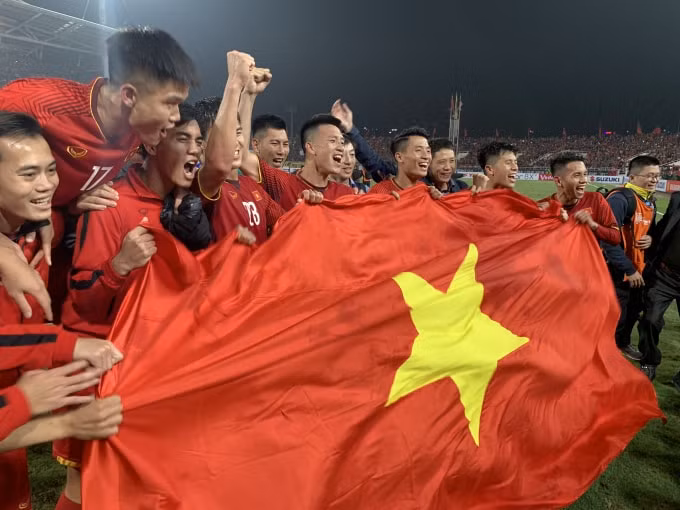 Hy vọng chúng ta sẽ được hưởng niềm vui chiến thắng tại vòng loại lần này. Ảnh: Hoàng Dương
