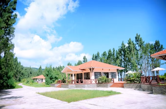 Một góc dự án Khu du lịch sinh thái Sông Đà - Ngọc Vừng. Ảnh: Sudico