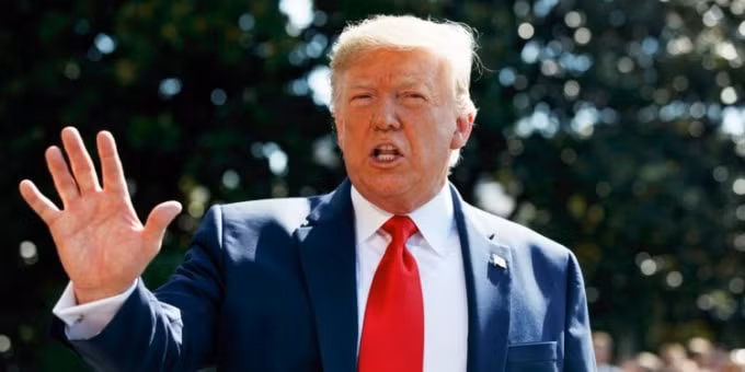 Tổng thống Mỹ Donald Trump. Ảnh: BI