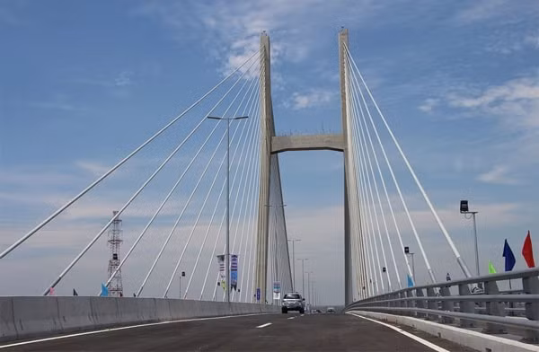 Cầu Cao Lãnh - biểu tượng cho quan hệ gần gũi, hợp tác hiệu quả giữa hai nước Việt Nam - Australia. Ảnh: VNN