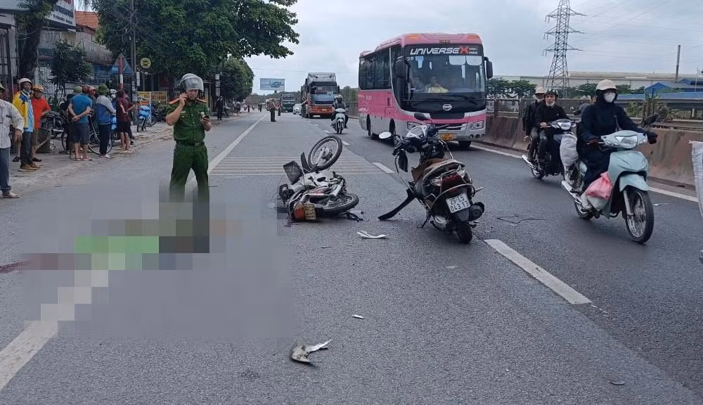 va cham tren quoc lo 1 khien 3 nguoi thuong vong hinh 1