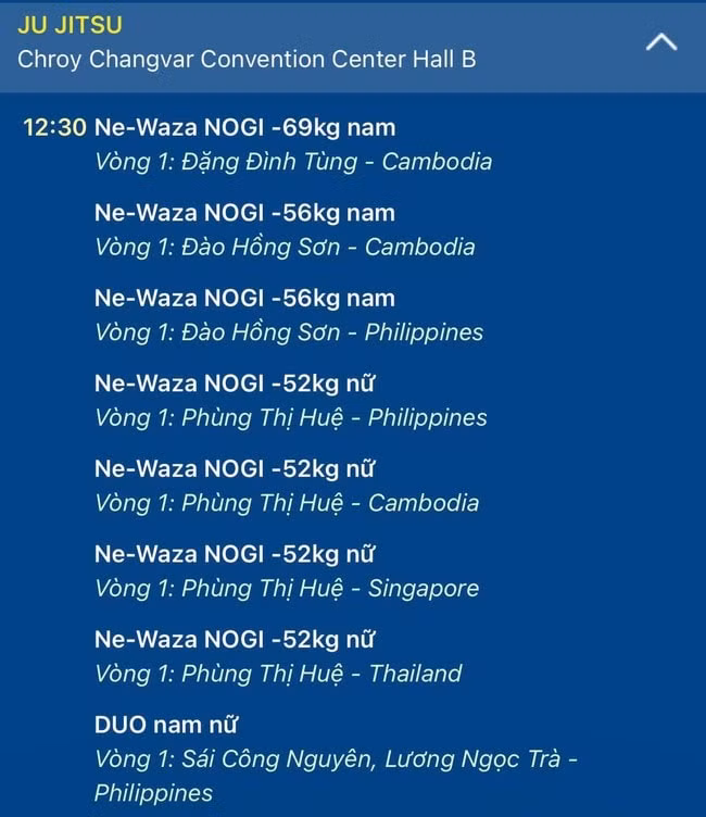 lich thi dau sea games 32 ngay 7 5 tam diem mon boi bong ro va vovinam hinh 7