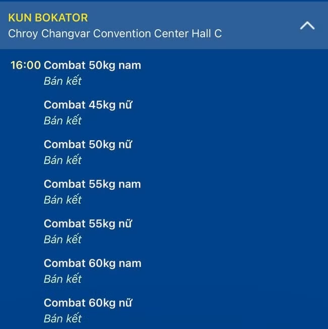 lich thi dau sea games 32 ngay 7 5 tam diem mon boi bong ro va vovinam hinh 13