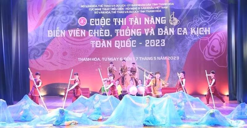 gan 200 dien vien tham gia cuoc thi tai nang cheo tuong va dan ca kich toan quoc hinh 1
