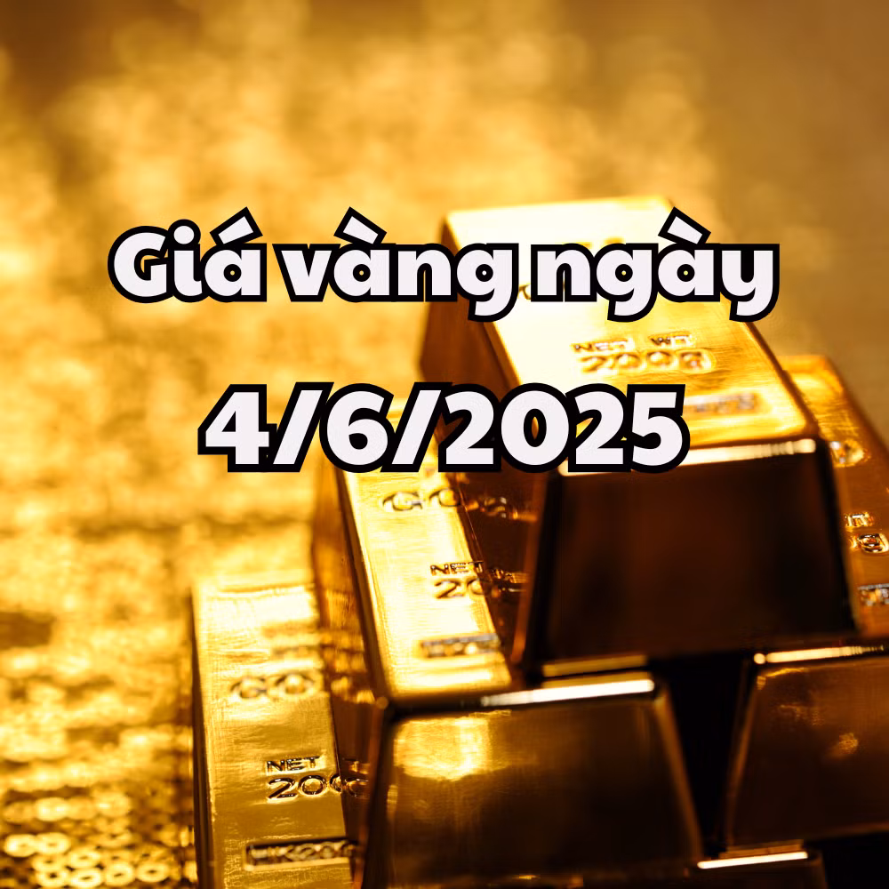 Tin tức giá vàng ngày mai 4 6 2025 xoay chuyển mạnh bởi căng thẳng thương mại toàn cầu