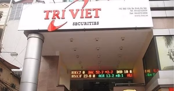 Đóng cửa phiên giao dịch 5/4, thị giá cổ phiếu TVB đạt 14.800 đồng/cổ phiếu
