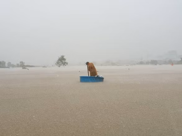 Phú Quốc chìm trong biển nước. (Ảnh: Duy Khánh)