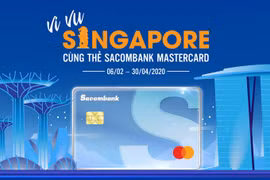 Chủ thẻ Sacombank mastercard được tặng chuyến du lịch Singapore