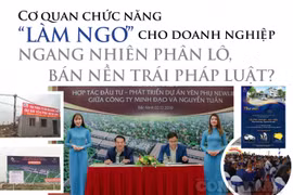 Cơ quan chức năng “làm ngơ” cho doanh nghiệp ngang nhiên phân lô, bán nền trái pháp luật?